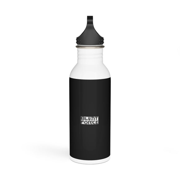 Multi-Purpose Blunt Force Steel Water Bottle - Belligerently Holds Your Liquids For You